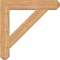 Ekena Millwork Traditional Craftsman Smooth Bracket w/ Offset Brace, Western Red Cedar, 7 1/2"W x 36"D x 36"H BKT0806X36X36TRA04SWR - alternate 3